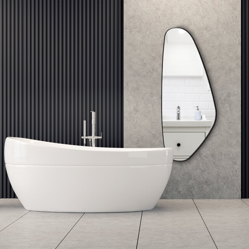 asymmetrical mirror