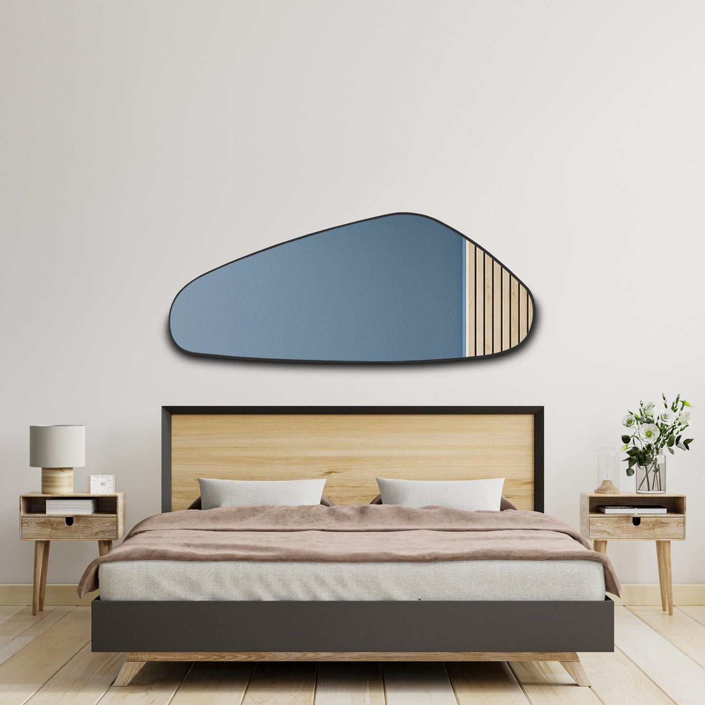 asymmetrical mirror