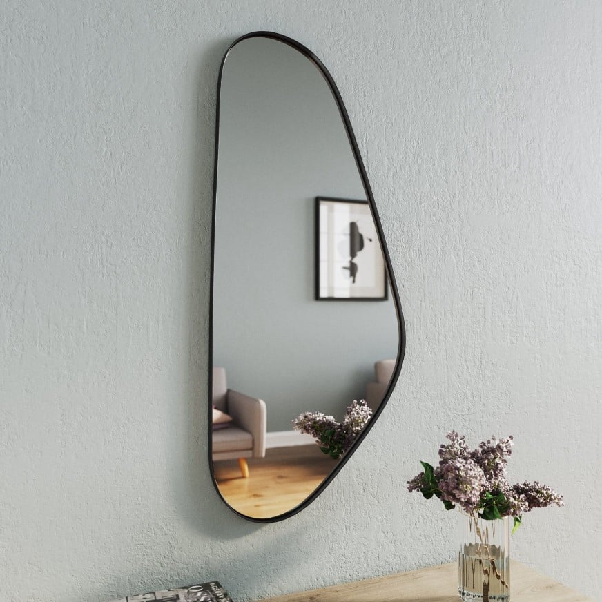 asymmetrical mirror