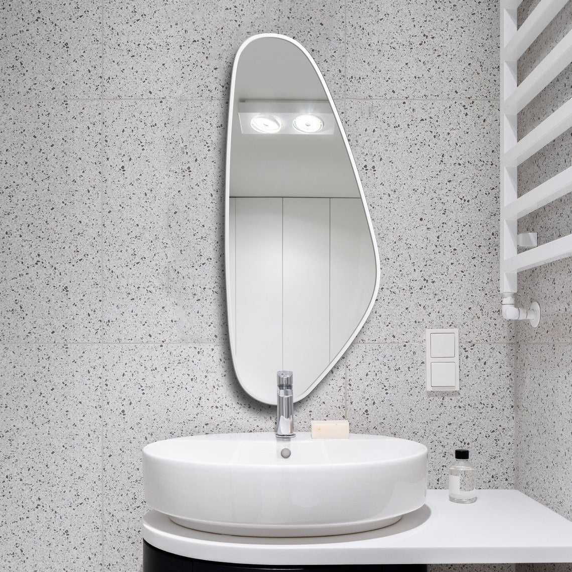 asymmetrical mirror