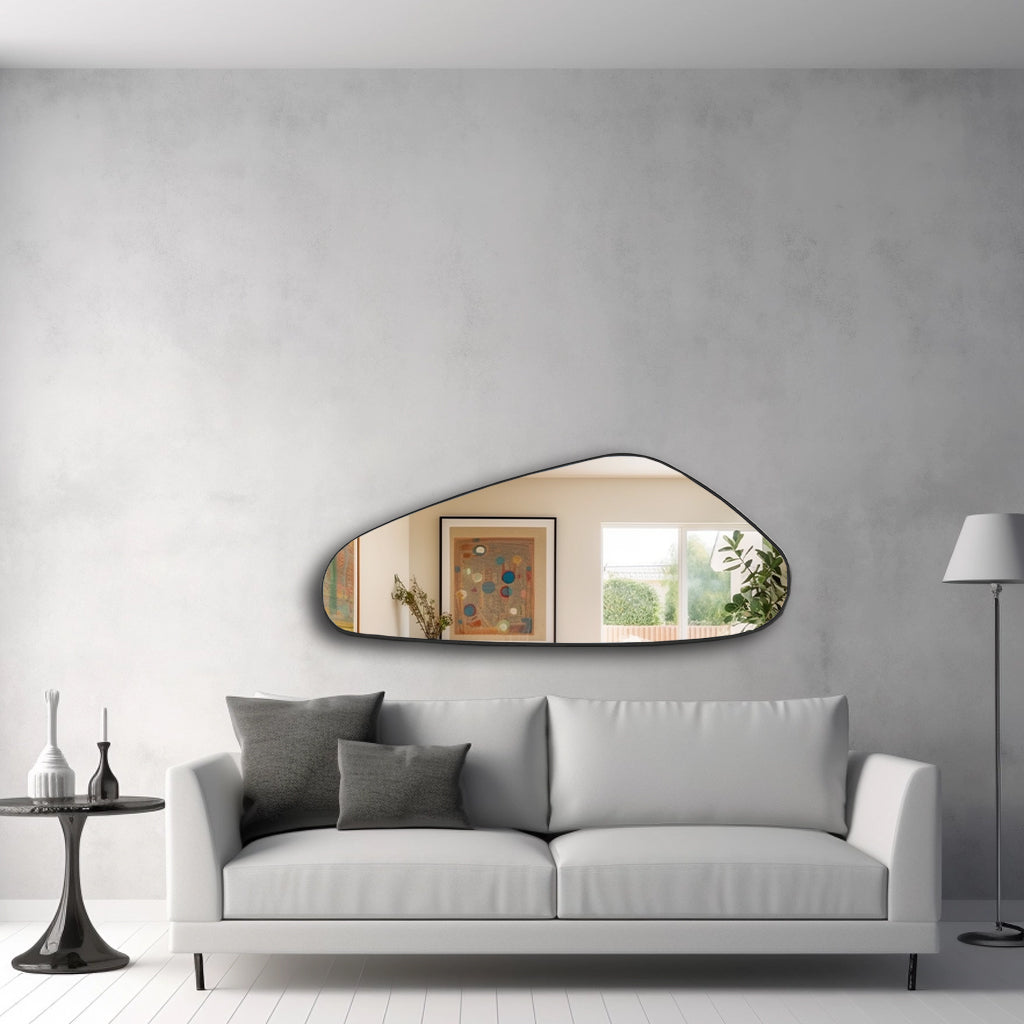 asymmetrical mirror